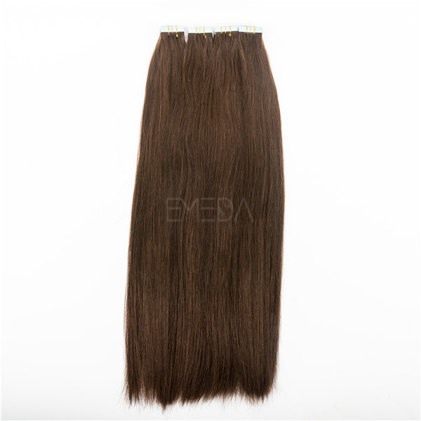 Grade 10A virgin brazilian tape in hair extensions YJ